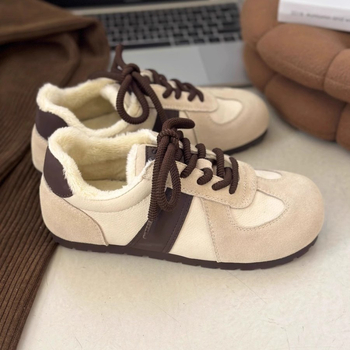 Női mule cipő kerek orrú, PU felsőrész, plüss bélés, gumitalp