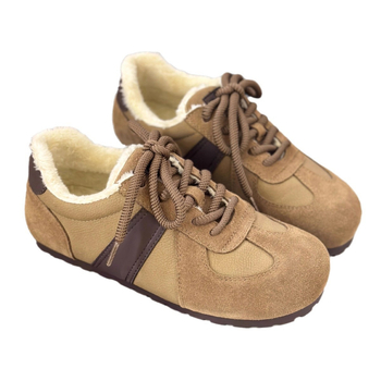 Női mule cipő kerek orrú, PU felsőrész, plüss bélés, gumitalp