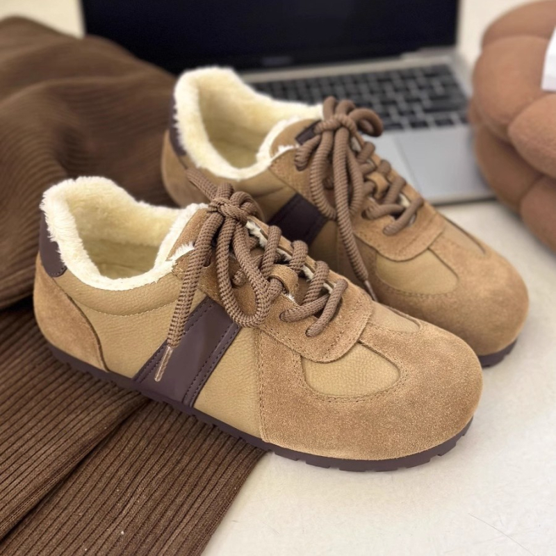 Női mule cipő kerek orrú, PU felsőrész, plüss bélés, gumitalp