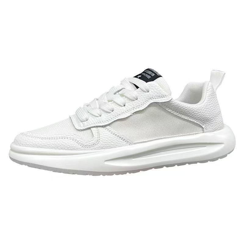 Muške sportske casual tenisice s gornjim dijelom PU+ mesh; gumena potplata; prozračnost; vezanje; niski gornji dio; okrugli vrh