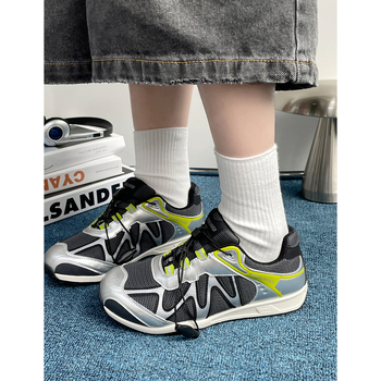 Ženske mrežaste tenisice - lagane, mekane potplate, PU gornji dio, PVC đon, podstava od umjetnog krzna