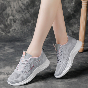 Маратонки с мрежесто горнище, нисък връх, неплъзгаща се подметка, инжекционно формована подметка, EVA стелка