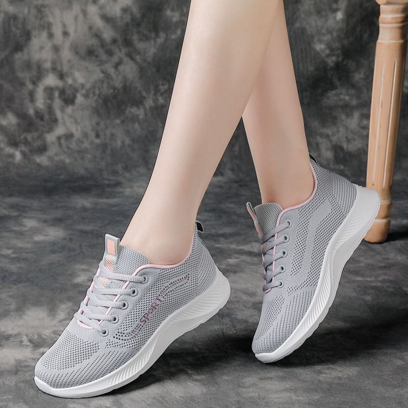 Маратонки с мрежесто горнище, нисък връх, неплъзгаща се подметка, инжекционно формована подметка, EVA стелка