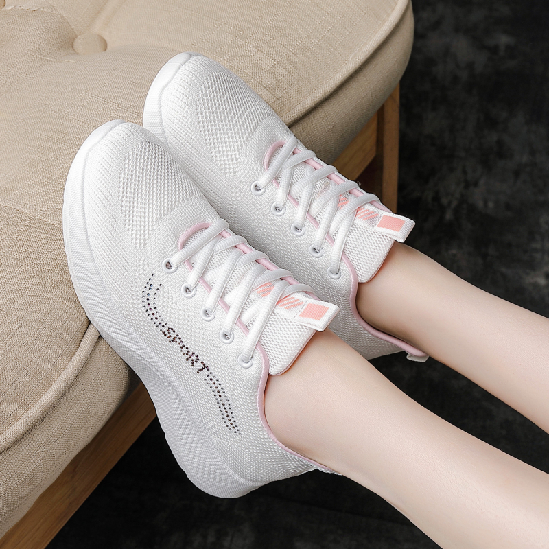 Маратонки с мрежесто горнище, нисък връх, неплъзгаща се подметка, инжекционно формована подметка, EVA стелка