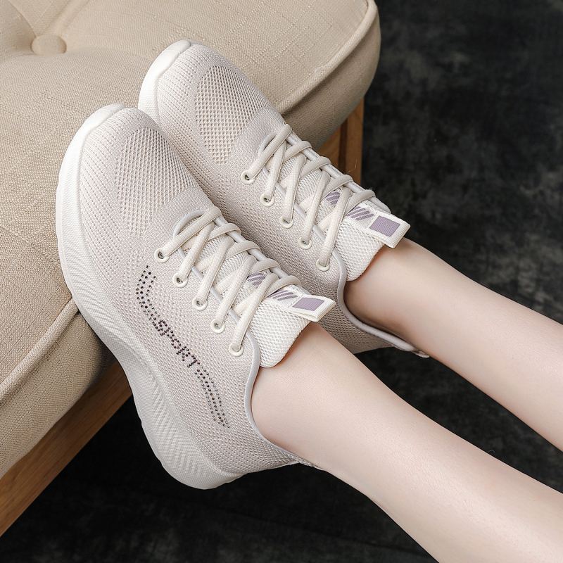 Маратонки с мрежесто горнище, нисък връх, неплъзгаща се подметка, инжекционно формована подметка, EVA стелка