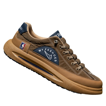 Muške sportske casual tenisice s PU+ mrežicom na gornjem dijelu, plastična potplat injekcijskim oblikovanjem, okrugli vrh, vezanje sprijeda
