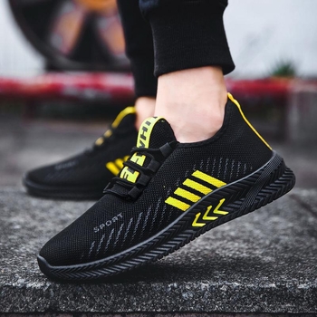 Unisex niske tenisice s prozračnim fly-knit gornjim dijelom, Velcro zatvaranje, injekcijski oblikovan đon, lagane ljetne tenisice
