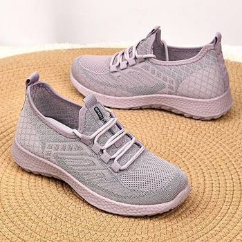 Női lapos cipő – lélegző hálós felső, mikroszálas bőr belső talp, MD talp, sarokmagasság 0–1 cm, zárás: slip-on (Upper: Mesh; Insole: Microfiber leather; Sole: MD; Heel height: 0–1 cm; Closure: Slip-on)