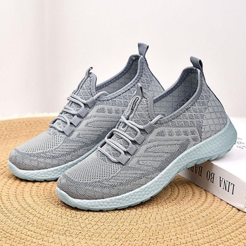 Női lapos cipő – lélegző hálós felső, mikroszálas bőr belső talp, MD talp, sarokmagasság 0–1 cm, zárás: slip-on (Upper: Mesh; Insole: Microfiber leather; Sole: MD; Heel height: 0–1 cm; Closure: Slip-on)