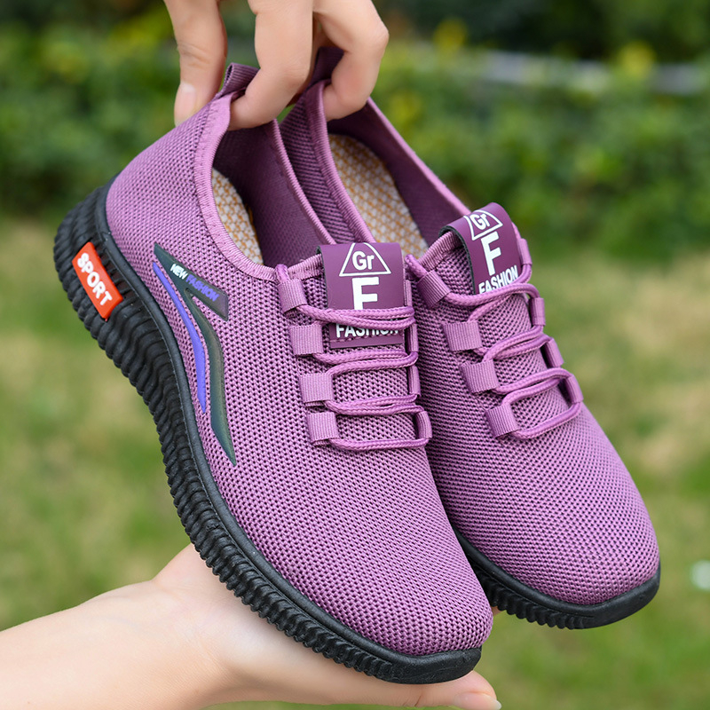 Női Old Beijing vászoncipő, mindennapi vise, légáteresztő textile felső, előre fűzős, alacsony sarok, injekciós formázott talp