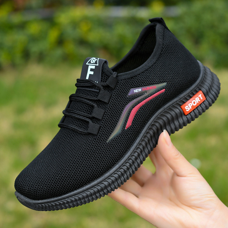 Női Old Beijing vászoncipő, mindennapi vise, légáteresztő textile felső, előre fűzős, alacsony sarok, injekciós formázott talp