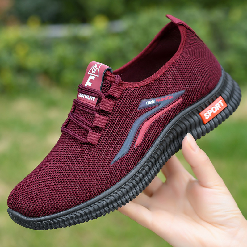 Női Old Beijing vászoncipő, mindennapi vise, légáteresztő textile felső, előre fűzős, alacsony sarok, injekciós formázott talp