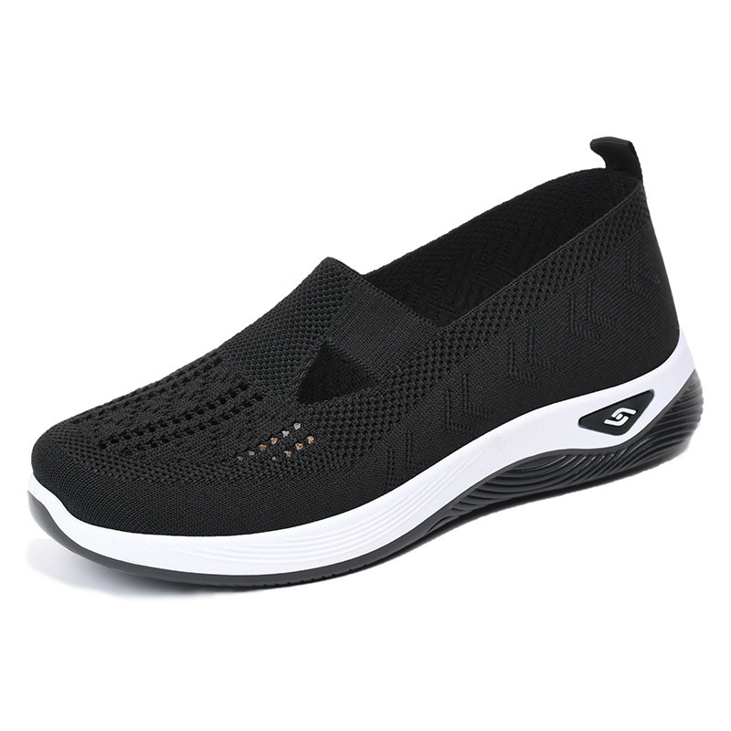 Prozračne mrežaste slip-on cipele za odrasle žene s PVC potplatom