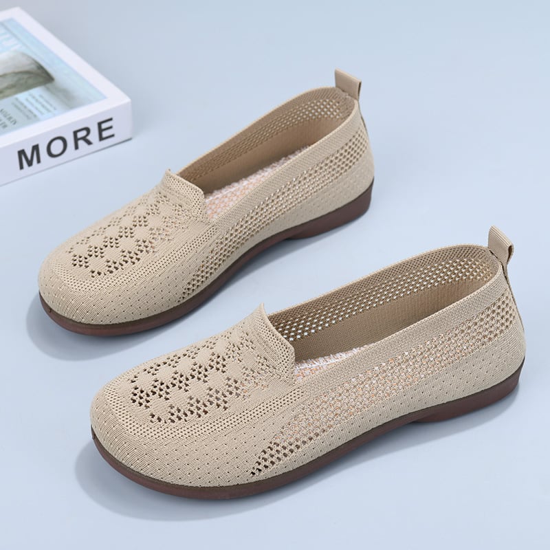 Ženske Fly-knit Slip-On tenisice, prozračni mrežasti gornji dio, okrugli vrh, niski profil, ljeto 2025 izdanje