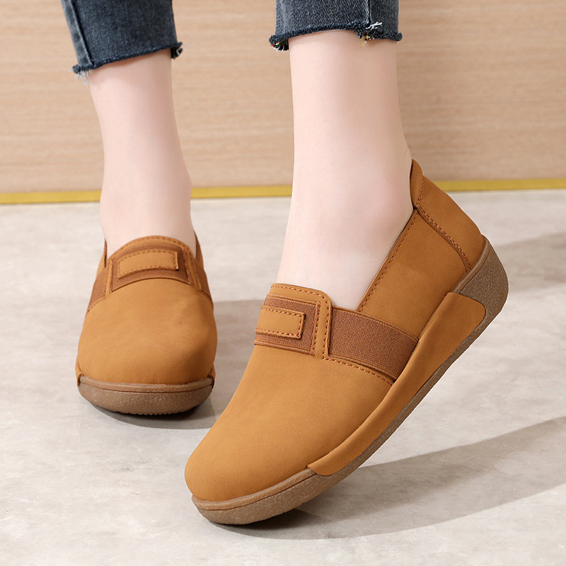 Senner Shoes Ženske loaferice od nubuka, slip-on, srednji pet 3–5 cm, PU ulošak, za cijelu godinu