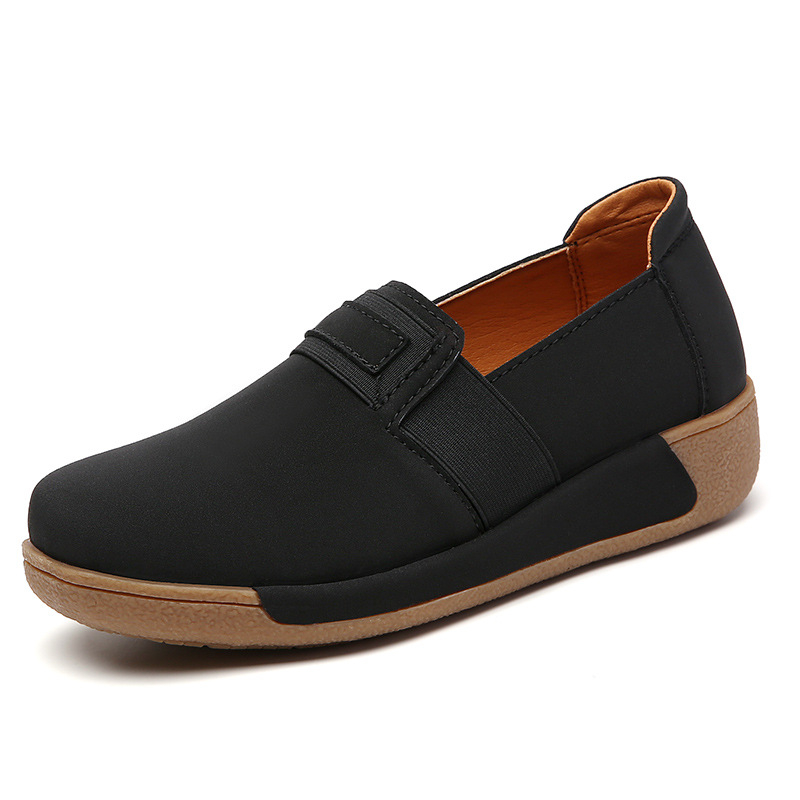 Senner Shoes Ženske loaferice od nubuka, slip-on, srednji pet 3–5 cm, PU ulošak, za cijelu godinu