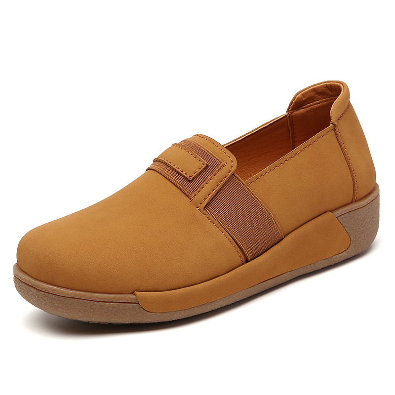 Senner Shoes Ženske loaferice od nubuka, slip-on, srednji pet 3–5 cm, PU ulošak, za cijelu godinu