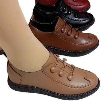 Ženske platnaste cipele s debelim potplatom, okrugli vrh, minimalistički stil, gornji dio od sintetičke kože, gumena potplata, PU ulošak, niski vrh (okrugli vrh, debela podplat, sintetička koža, guma, PU)