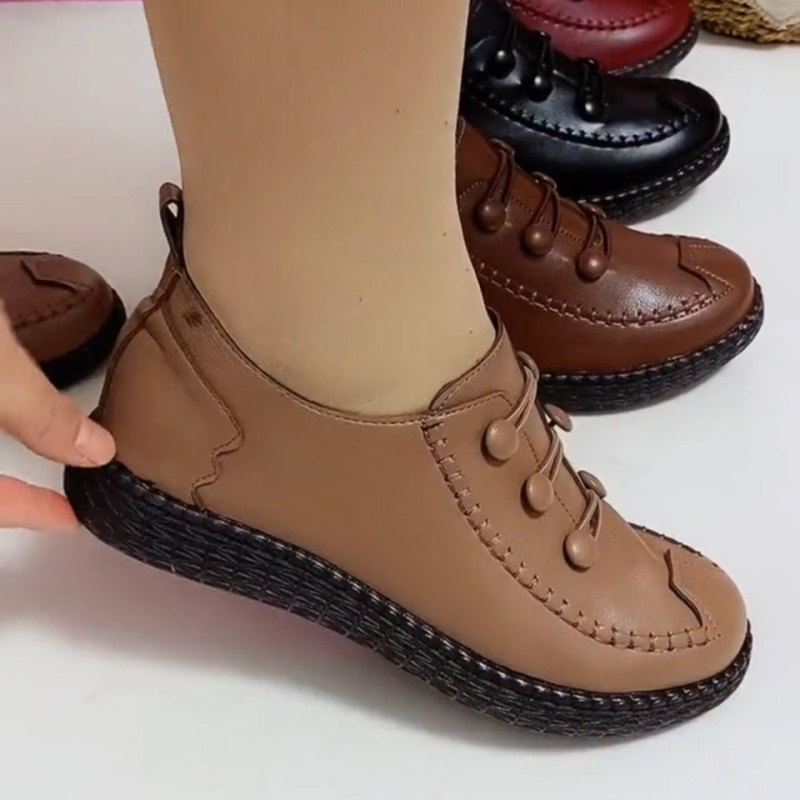 Ženske platnaste cipele s debelim potplatom, okrugli vrh, minimalistički stil, gornji dio od sintetičke kože, gumena potplata, PU ulošak, niski vrh (okrugli vrh, debela podplat, sintetička koža, guma, PU)