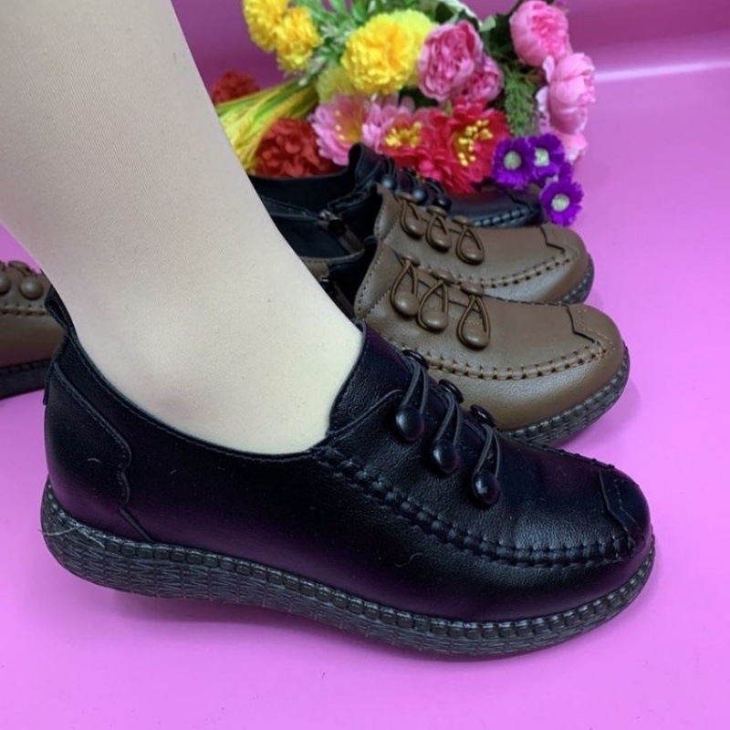 Ženske platnaste cipele s debelim potplatom, okrugli vrh, minimalistički stil, gornji dio od sintetičke kože, gumena potplata, PU ulošak, niski vrh (okrugli vrh, debela podplat, sintetička koža, guma, PU)