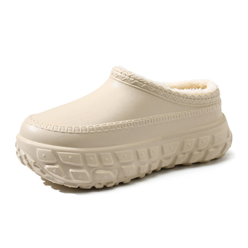 Unisex jesensko-zimske pamukne cipele s EVA gornjim dijelom i sole, podstavljena plišem, srednje visoki gornji dio, 3–5 cm povišena peta, protuklizna potplat