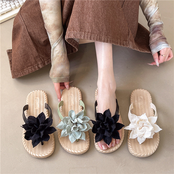 Ženske PVC flip-flopice: gornji dio PVC, unutarnji PVC, potplat PVC, potplat injekcijski oblikovan, ravna peta, ljetne sandale za ležeran stil