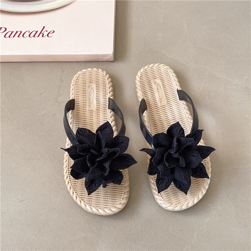 Ženske PVC flip-flopice: gornji dio PVC, unutarnji PVC, potplat PVC, potplat injekcijski oblikovan, ravna peta, ljetne sandale za ležeran stil