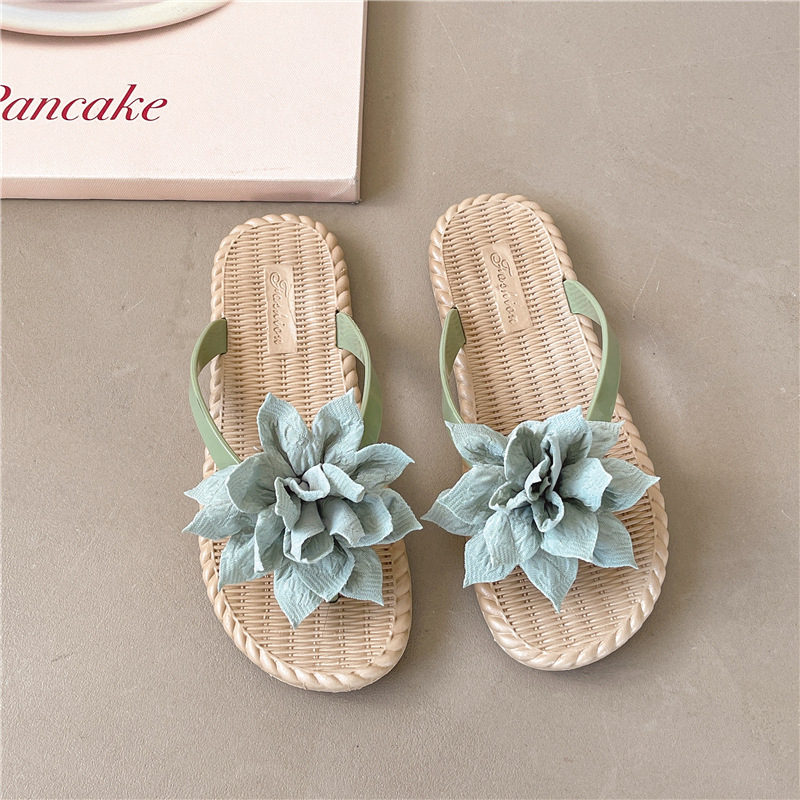 Ženske PVC flip-flopice: gornji dio PVC, unutarnji PVC, potplat PVC, potplat injekcijski oblikovan, ravna peta, ljetne sandale za ležeran stil