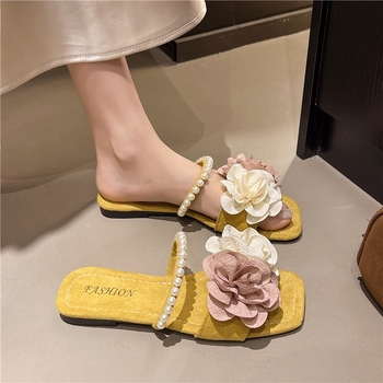 Dámske PU ploché slip-on sandále – priedušné, gumová podrážka, vnútro z Super Fiber