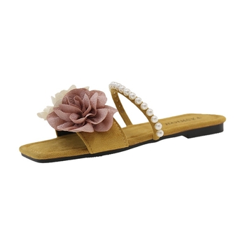 Dámske PU ploché slip-on sandále – priedušné, gumová podrážka, vnútro z Super Fiber