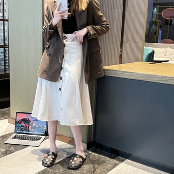 Ženske ravne sandale s mašnicom – gornji dio PVC, potplat PVC, potplat injekcijski oblikovan, prozračne, lagane