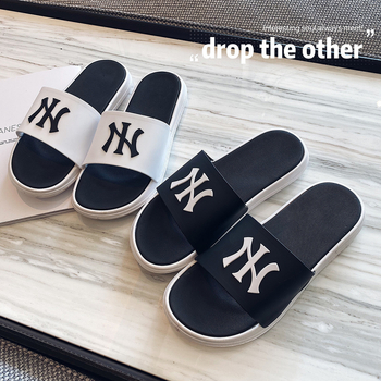 Chuangtang papuci slide pentru femei, partea superioară din PVC, talpă groasă 3-5 cm, stil lejer, pentru adulți, primăvara 2024