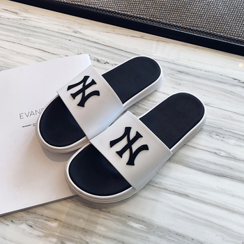 Chuangtang papuci slide pentru femei, partea superioară din PVC, talpă groasă 3-5 cm, stil lejer, pentru adulți, primăvara 2024