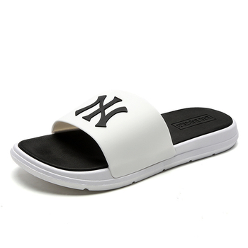 Chuangtang papuci slide pentru femei, partea superioară din PVC, talpă groasă 3-5 cm, stil lejer, pentru adulți, primăvara 2024