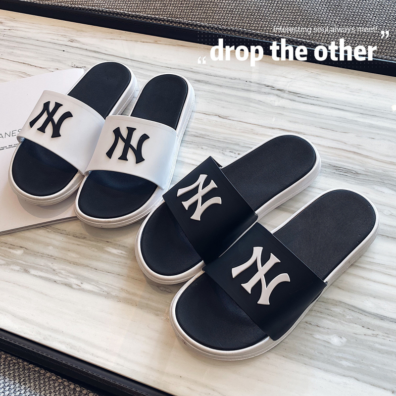 Chuangtang papuci slide pentru femei, partea superioară din PVC, talpă groasă 3-5 cm, stil lejer, pentru adulți, primăvara 2024
