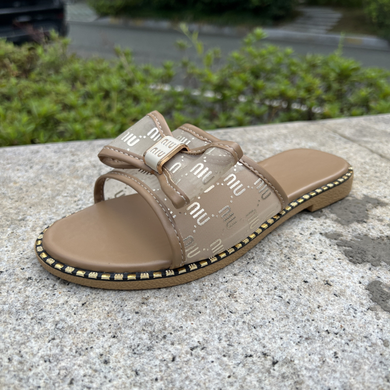 Čevlji s jednim remenom i mašnicom, PU gornji dio, mrežasta podstava, gumena potplata, slip-on