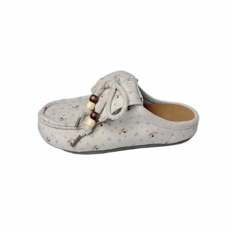 Mule papuče - okrugli vrh, casual stil; gornji materijal: Super Fiber; podstava: Super Fiber; potplat: guma