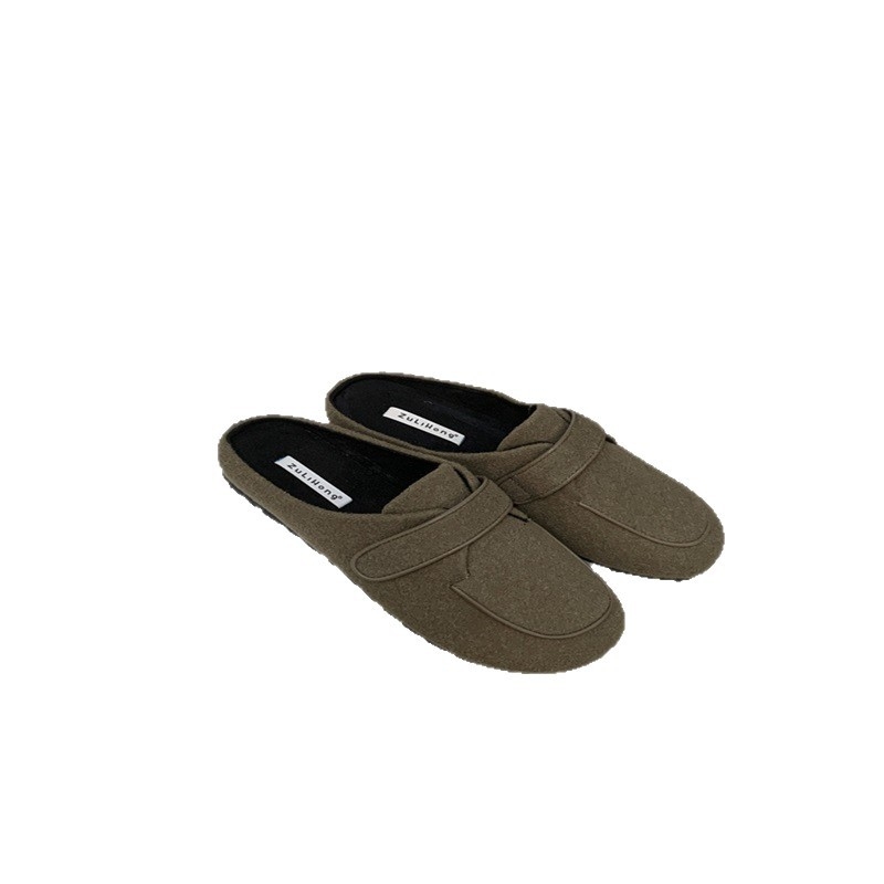 Ženske slip-on loaferice s gornjim dijelom od nubuka, gumom potplatom, podstava od umjetne kože, ravni potplat