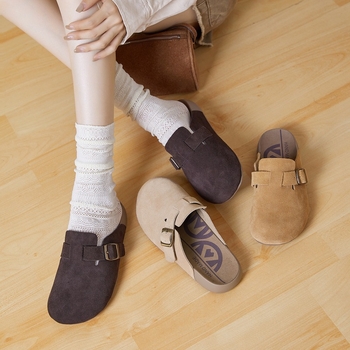 Baotou slip-on cipele, gornji dio od nubuka kravljeg, potplat od gume, prozračna podstava, casual obuća