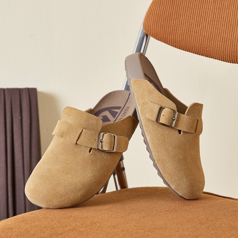 Baotou slip-on cipele, gornji dio od nubuka kravljeg, potplat od gume, prozračna podstava, casual obuća