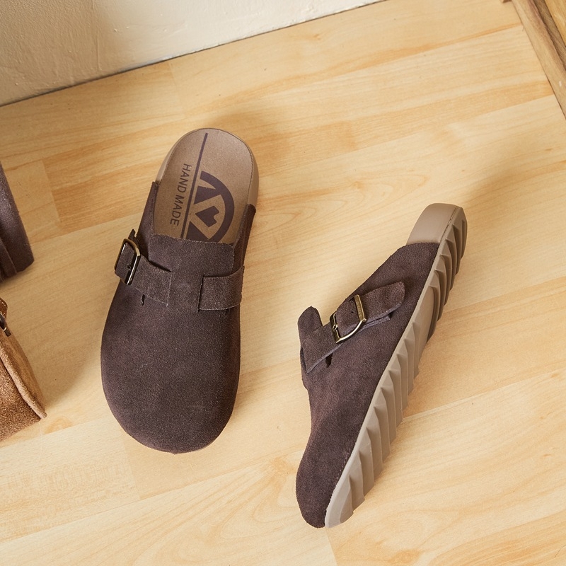 Baotou slip-on cipele, gornji dio od nubuka kravljeg, potplat od gume, prozračna podstava, casual obuća
