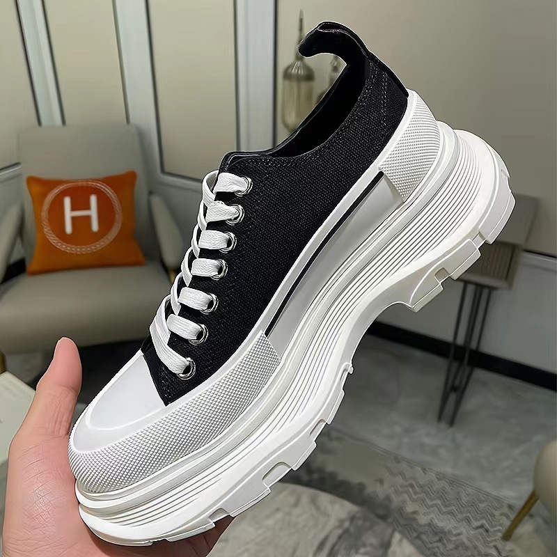 Platnene tenisice za odrasle - vezanje, niski gležanj, gumeni potplat, unisex, casual stil
