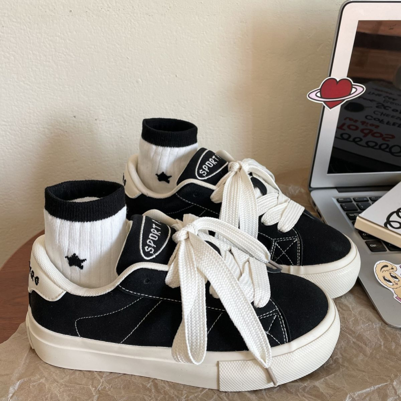 Ženske tenisice od PU, niska gornja linija, prednje kopčanje, EVA uložak, kožna podstava — proljeće 2024