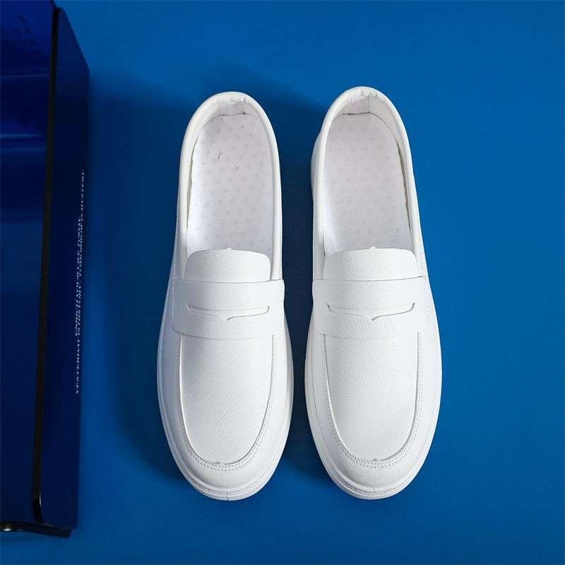 Ženske slip-on casual lazy cipele od mikrovlaknaste kože, unutrašnjost od mikrovlaknastog materijala, PVC potplat, srednja visina gornjeg dijela, niski potpetica 1-3 cm