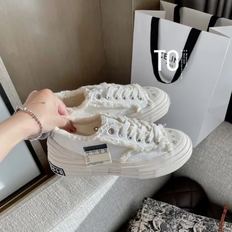Unisex platnene espadrile, okrugla prst, vezanje, prugasti uzorak, debela đon 3-5 cm