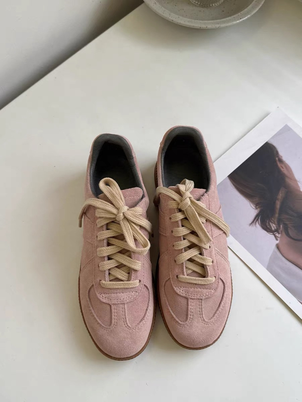 Ženske tenisice na vezanje u korejskom stilu, okrugli vrh, gornji dio Beef Velvet, ulošak Ultrafilm leather, gumena potplata