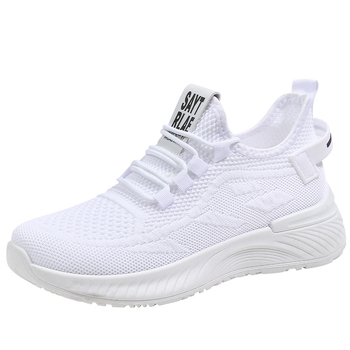 Ženske tenisice Flyknit s mrežastim gornjim dijelom, prozračne, lagane, okrugla nosnica, vezanje, gumeni potplat