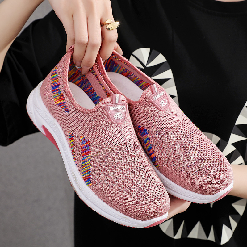 Ženske casual tenisice, prozračna mrežasta gornja, Slip-On dizajn, EVA uložak, PVC đon