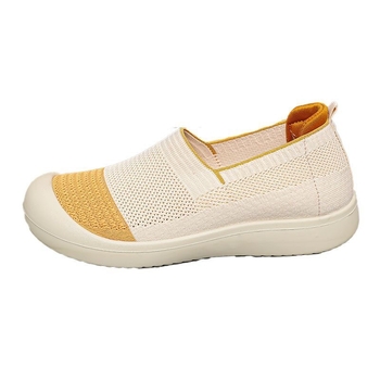 Mrežaste slip-on tenisice – prozračne, okrugla vrš, niski gornji dio, PVC đon, tekstilna uložak