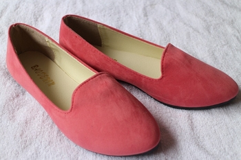 Платнени дамски обувки принцеса, нисък горен край, есен